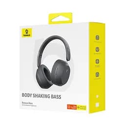 Накладні бездротові навушники Baseus Bass 35 Max (A00070800) Twilight Grey - мініатюра 6