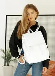 Жіночий рюкзак Sambag Loft MN білий 38 х 28 х 18 см (22400008) - мініатюра 3