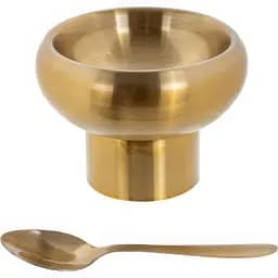 Креманка Elen Dekor с двойными стенками 10х12 см золота (780-018)