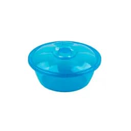 Миска Stars Plast круглая с крышкой голубой 4.5 л (94017)