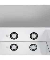 Дзеркало Мойдодир з шафкою СТ-70 з яскравою LED-підсвіткою, Білий - мініатюра 5