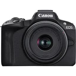 Бездзеркальний фотоапарат Canon EOS R50 Creator Kit RF-S 18-45mm f4.5-6.3 IS STM Black (5811C036) UA [140466]