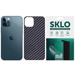Захисна плівка SKLO Back тил Carbon для Apple iPhone 12 6.1 Чорний
