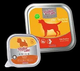 Вологий корм для собак Morando MigliorCane Unico 100% індичка 150 г х 12 шт.