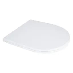 Унітаз підлоговий Qtap Dove Rimless безобідковий з сидінням Soft-close White QT06228380BW, Білий - мініатюра 8