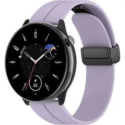 Ремінець DK CDK для Garmin Forerunner 645 / 645 Music 20mm Silicone Sport Magnetic (016443) (viola) - мініатюра 2