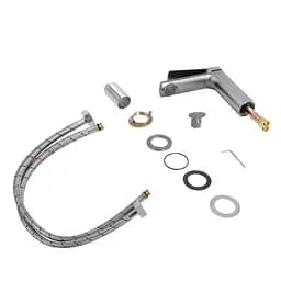 Змішувач для раковини Qtap Slavonice QTSLA270GMB45924 Gunmetal Black PVD - мініатюра 4
