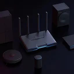 Бездротовий маршрутизатор XiaomiRedmi GaXiaoming Router AX5400 DVB4332CN Black - мініатюра 4