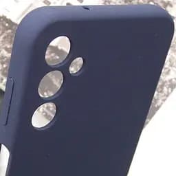 Чохол Silicone Cover Lakshmi Full Camera (AAA) для Samsung Galaxy A14 4G/5G Темно-синій / Midnight blue - мініатюра 6