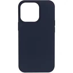 Чехол 2Е Basic для iPhone 13 Pro, Liquid Silicone, синий темный 2E teh0019497