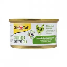 Вологий корм для кішок GimCat Superfood 70 г (курка та яблуко)