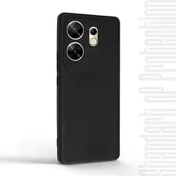 Чехол-накладка для смартфона Infinix Zero 30 4G, противоударный, силиконовый, термополиуретановый (ТПУ), с защитой камеры и корпуса, черный, защита всего корпуса, ArmorStandart (ARM73936) - мініатюра 2