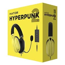 Навушники Hator Hyperpunk 2 USB 7.1 Black/Yellow (HTA-847) - мініатюра 6