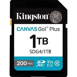 Карта пам'яті SDXC (UHS-1 U3) Kingston Canvas Go! Plus 1Tb class 10 A2 V30 (R200MB/s, W160MB/s)