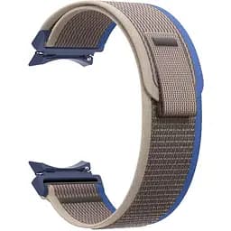 Ремінець для Samsung Galaxy Watch 6 - сіро-синій Watchbands Cloth ширина кріплення 20мм нейлоновий (WB09-90637046)