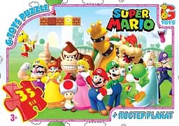 Пазлы G-Toys Марио MAR02, 35 элементов (4824687638044)