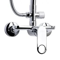 Душова система для душу Qtap Jay на два споживача QTJAY110CRM45544 Chrome, Хром - мініатюра 3