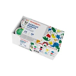 Акрилова фарба текстильна Набір 4201 Brushme AP4201, 12 кольорів