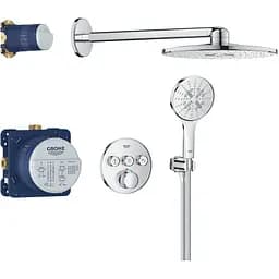 Душова система прихованого монтажу Grohe Grohtherm Smartcontrol з Rainshower SmartActive 310 34863000, Хром