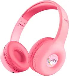 Наушники On-ear Nouna Kids, Wireless, Mic, Розовый Trust teh0013086
