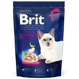 Сухой корм Brit Premium Cat by Nature Sterilised для стерилизованных кошек с курицей 1500 г