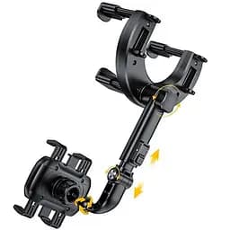 Автотримач на дзеркало заднього виду Borofone BH87 Windriver Black - мініатюра 3