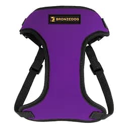 Шлея для собак дрібних порід Bronzedog Sport XS 14х12х2 см фіолетова - мініатюра 2