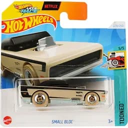 Базова машинка Hot Wheels Tooned Small Bloc бежева з чорним (5785) 
