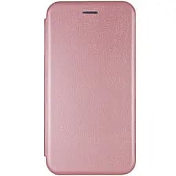 Кожаный чехол-книга Classy для Realme C55 Rose Gold