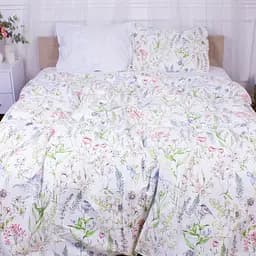 Підковдра на блискавці MirSon Language of flowers 22-1352, сатин, 220х240 см, різнокольорова - мініатюра 2