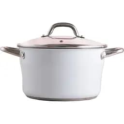 Кастрюля Pepper Jasmine 1.6 л, 16х9.5 см белая (118163)