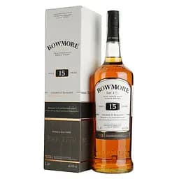 Віскі Bowmore Golden & Elegant 15 Years Old 43% 1 л в подарунковій упаковці