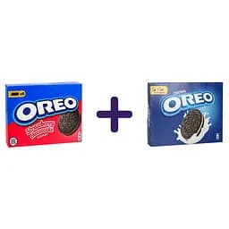 Набір: печиво Oreo зі смаком полуниці та чизкейка 228 г + печиво Oreo 228 г