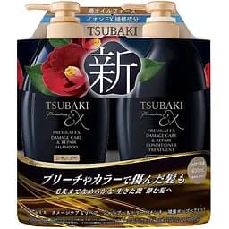 Набор для восстановления и лечения волос Tsubaki Premium EX шампунь и кондиционер 400 мл х 2 шт.