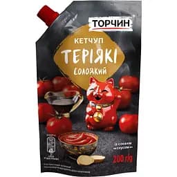 Кетчуп Торчин Терияки Сладкий пастеризованный 200 г