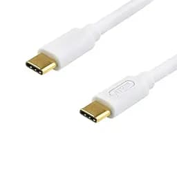Кабель Atcom USB Type-C - USB Type-C (M/M), 60 W, 3 А, 0.8 м, White (AT-C08)