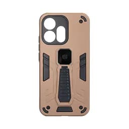 Чехол для OPPO Reno15 5G, Proover, коричневый, с подставкой и магнитом, противоударный, ударопрочный, бронированный, панель-накладка, защита всего корпуса, термополиуретан (TPU) + поликарбонат (PC), ArmorStandart (ARM89928)