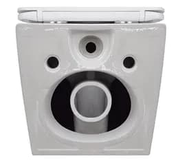 Унітаз підвісний Qtap Jay Ultra Quiet White, з сидінням Slim Duroplast/ Soft-close/ Release QT07335175W - мініатюра 6