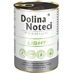 Вологий корм для собак з низькою активністю Dolina Noteci Premium Light, 400 гр