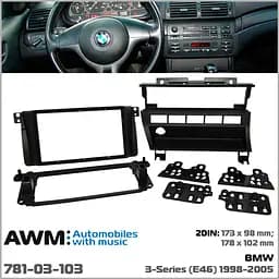 Перехідна рамка BMW 3 Series (E46) AWM 781-03-103 - мініатюра 6