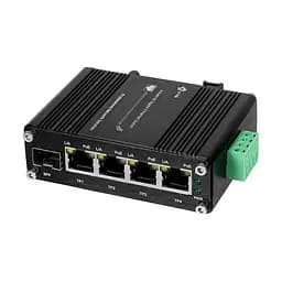 PoE-комутатор 5-портовий E-LINK LNK-IMC104GP-SFP IN 12-48V (73-00126) - мініатюра 10