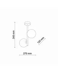 Люстра Tk Lighting 6706 Estera G9 2x6W IP20 - мініатюра 3