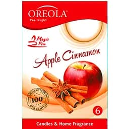 Свічка запахова Oreola Яблуко і кориця 6 шт.