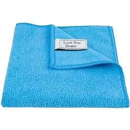 Салфетка LoveYouHome универсальная микрофибра 30 x 30 см голубая (LYH9010)
