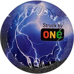 Презерватив One Struck by Color Sensations фіолетовий 1 шт.