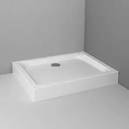 Душовий піддон Am.Pm Gem Square 120x90 см з сифоном білий W90T-404-12090W, Білий, білий - мініатюра 3