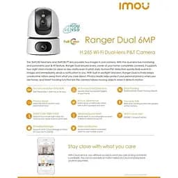 IP-камера IMOU Ranger Dual Бездротова (IPC-S2XP-6M0WED) - мініатюра 4