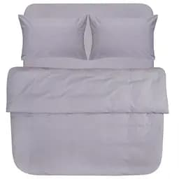 Комплект постільної білизни євро Lotus Home Basic ранфорс антрацит (svt-2000022340465)