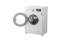 Пральна машина LG з фронтальним завантаженням F1296HDS1, 7кг, 1200, A+++, Пар, глибина 44см, Дисплей, Інвертор, Білий (F1296HDS1) - мініатюра 10