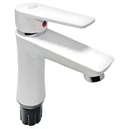 Смеситель для умывальника Solone LAP1-A030 однорычажный пластик Белый 30412